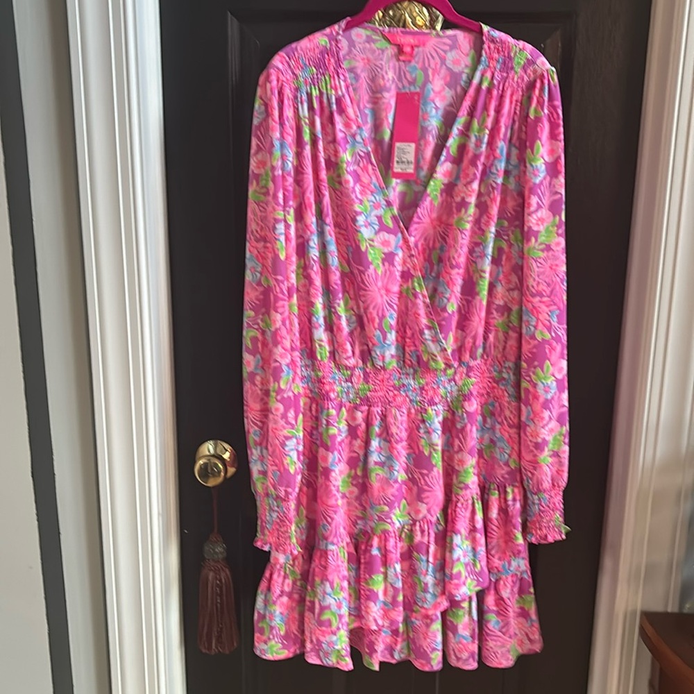 NWT Lilly Pulitzer Christiana Stretch Dress, Size 16